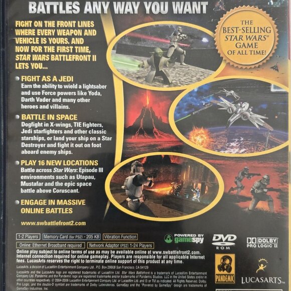 Star Wars Battlefront Greatest Hits PS2 Game Complete With Case & Manual LucasAr - Picture 3 of 10